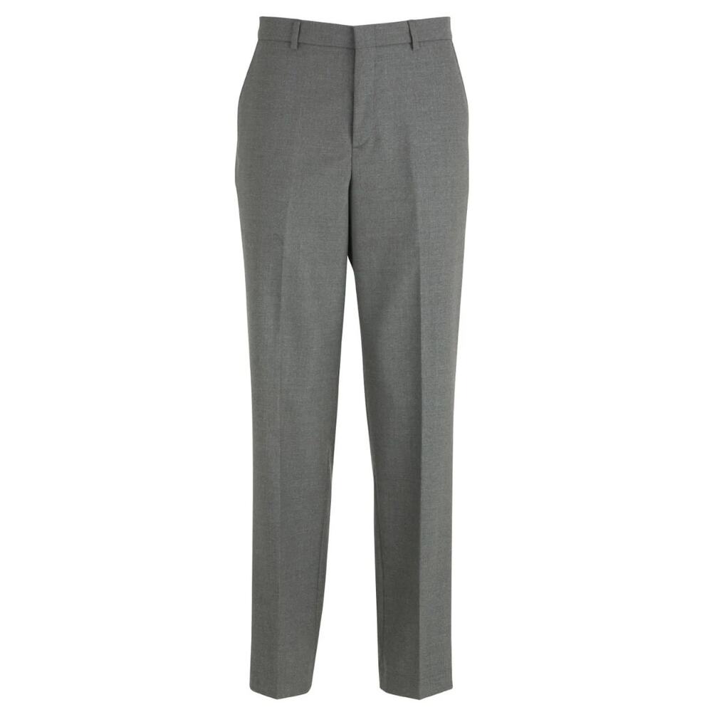 Axist City grey pinstripe flat front dress pants